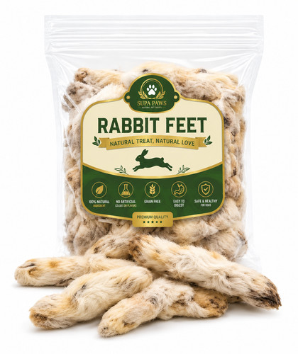 100 natural rabbit feet - rabbit, with
