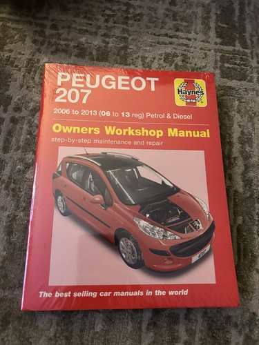 Haynes manual peugeot 207 - haynes,
