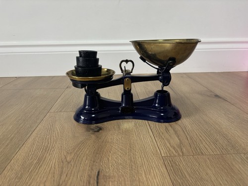 Antique navy salter - navy, scales