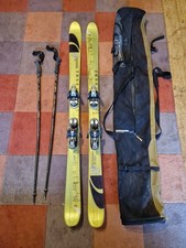 Salomon 1080 Spaceframe 161 cm Skis, Bindings, Poles and Bag, Used.  