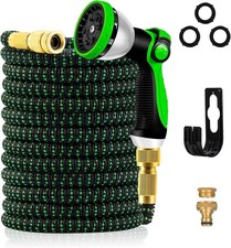 Yofidra Hose Pipe, 3-Layer Latex Expandable Garden Hose 50FT, 10 Function Nozzle