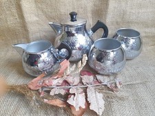 Vintage Swan Bran  Cromalin  Carlton UK Tea Set Teapot Milk Jug sugar bowls