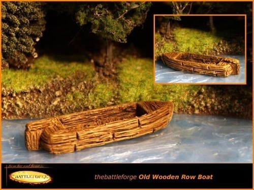 Old wooden row - wooden,