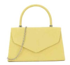 Women Faux Suede Clutch Bag