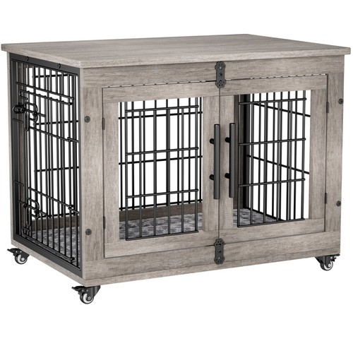 Dog crate furniture kennel - dog,