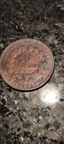 1872 french centimes - 1872,