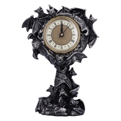 Gothic vampire bat clock - bat,