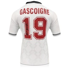 Paul Gascoigne Signed England