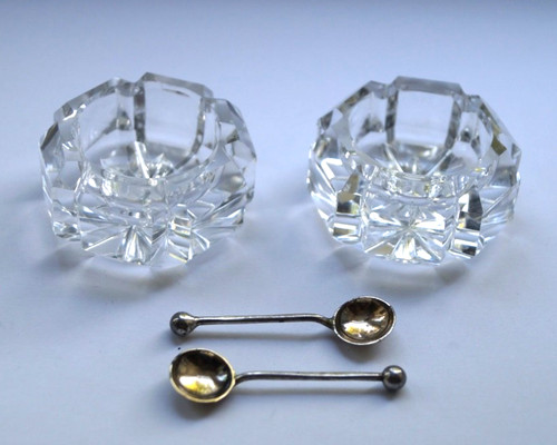 Antique pair sterling - pair,