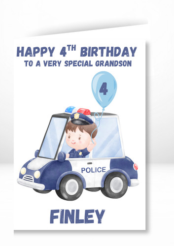 Personalised birthday card - personalised,