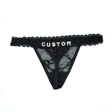 Custom Thong Panties Underwear Bikini G-string Boyfriend Name M9