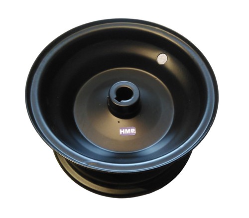 Steel rim black - rim, rear