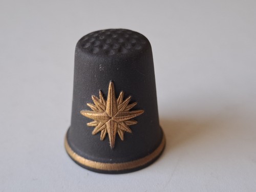 Vintage wedgwood black - &, gold