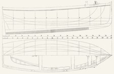 BOATS. Clyde Lug Sail Boat. General plan 1891 old antique print picture