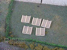 5x 1:48 Scale O Gauge Wooden