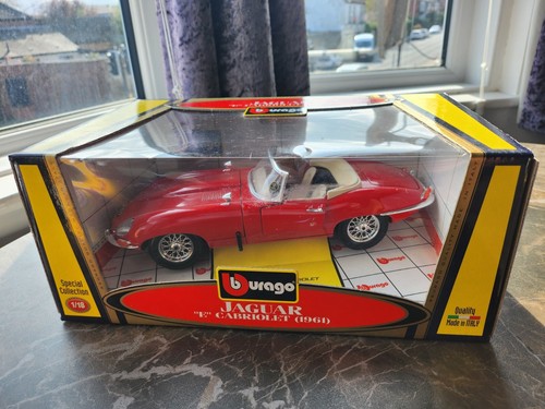 Burago jaguar e - jaguar, cabriolet