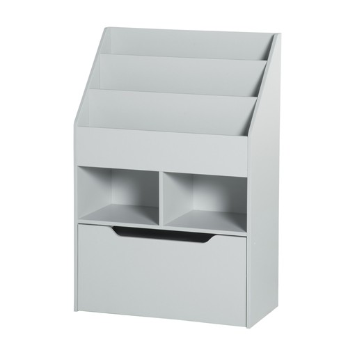 Homcom kids bookcase toy box - bookcase,,