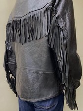 TT Leathers, Mans 1969 East Rider Style, Long Fringed Motorcycle Jacket