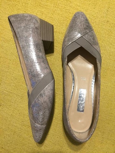 Women gabor heels silver - heels, suede
