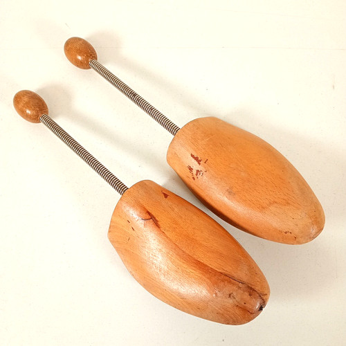 Vintage wooden shoe tree - wooden,