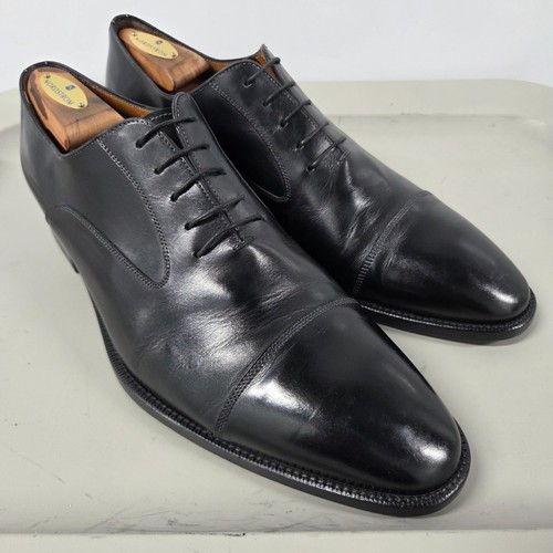 Santoni cap toe oxfords - toe,