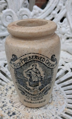 Antique cream stoneware - cream,