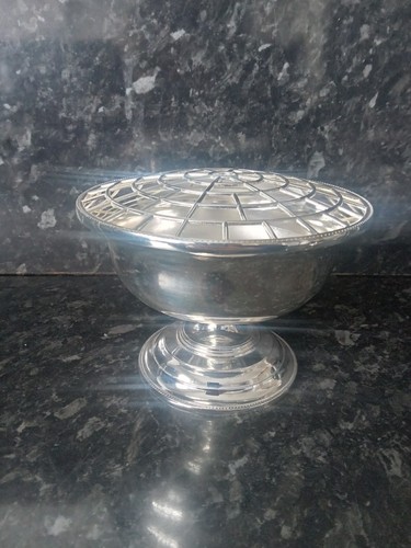 Vintage silver plated rose - vintage,