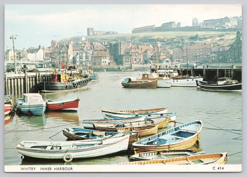 Vintage whitby inner harbour - whitby,