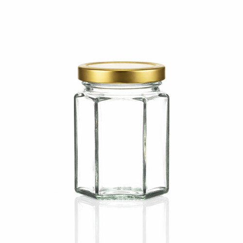110ml hexagonal glass - hexagonal, with