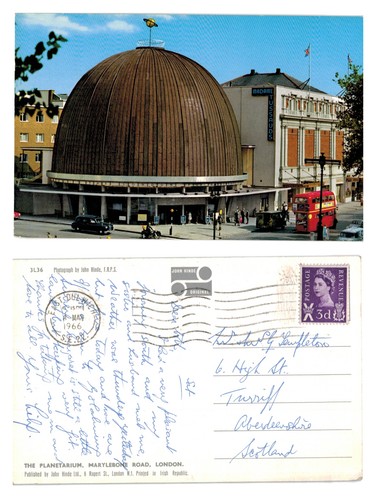 Postcard london planetarium - postcard,