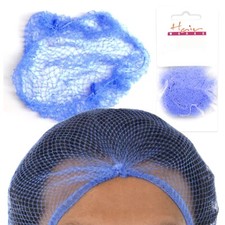 Blue slumber net hair bun - blue,