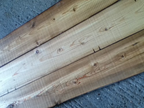 Reclaimed pine boards - pine,