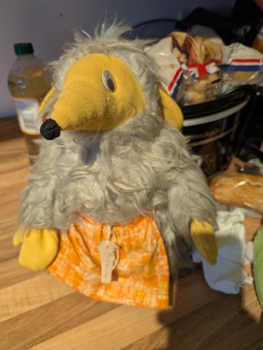Vintage 70s grey womble - grey,