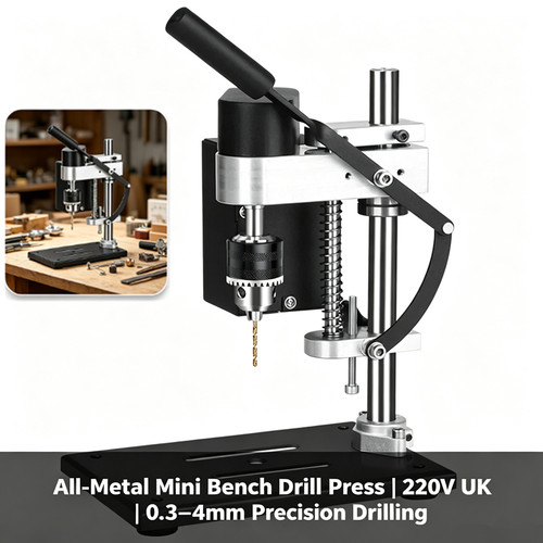 Mini bench drill press speed - press, 7-speed