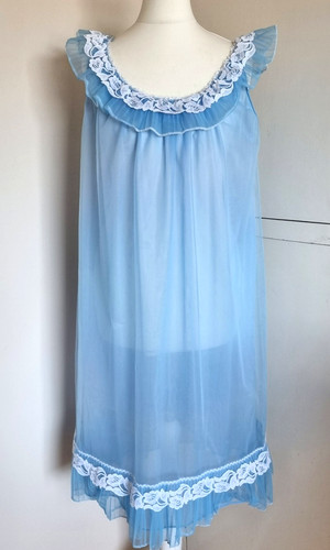 Vintage blue baby - baby, doll