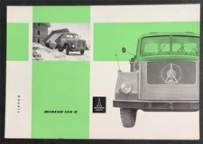 MAGIRUS DEUTZ  Mercur 120-K Tipper Sales Brochure Aug 1959 #W6/6210/236e-3