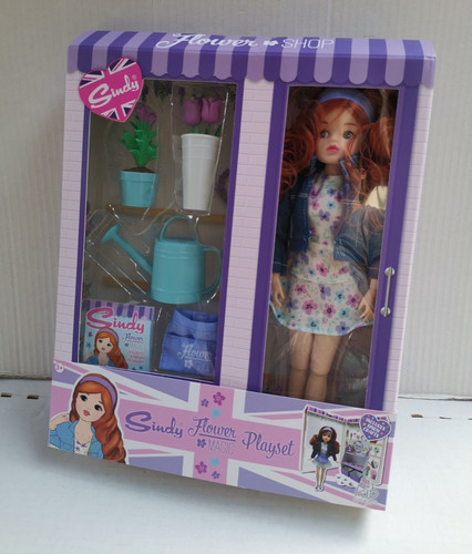 Sindy flower magic - red, hair