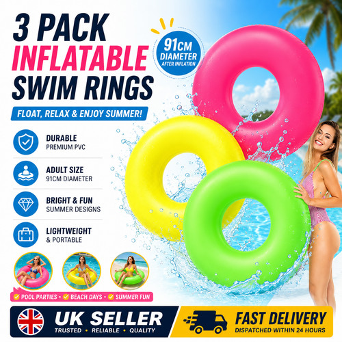 Pack inflatable swim rings - 3,