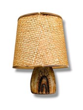 Vintage 1960's Retro Stoneware Bernard Rooke Brutalist Lamp Art Pottery Base