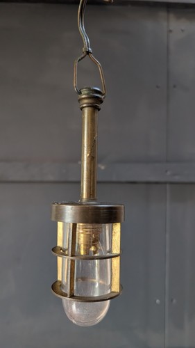 Vintage brass glass - vintage,