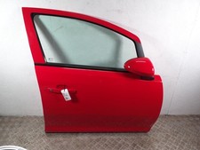 2011 VAUXHALL CORSA Hatchback Red Bare Drivers Right Front Door 93189329