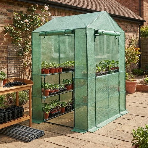 6x6ft walk greenhouse - walk-in,
