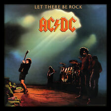 AC/DC - Let There Be Rock - Official Album Cover Size Framed Print