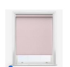 Made To Measure Blackout Vertical Blind  Blush Peony Pink  167cmx130cm Drop