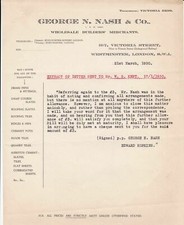 GEORGE N. NASH & Co. SW1 1930