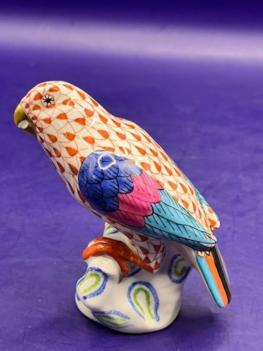 Herend figurine blue white - herend, &