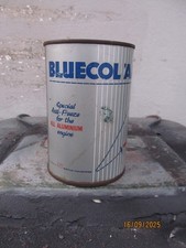 VINTAGE   BLUECOL  AA SPECIAL MOTOR  ANTI-FREEZE CAN,   ONE PINT CAN.