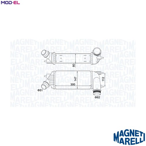 Charge air cooler 351319204140 - cooler,