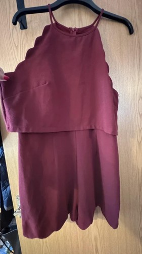 New look burgundy - burgundy, scallop