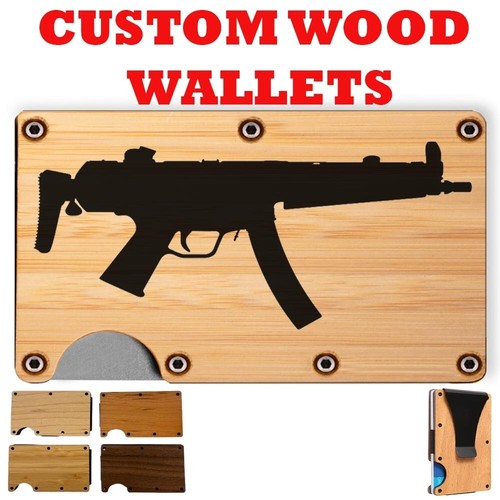 Mp5 custom engraved wallet - mp5,